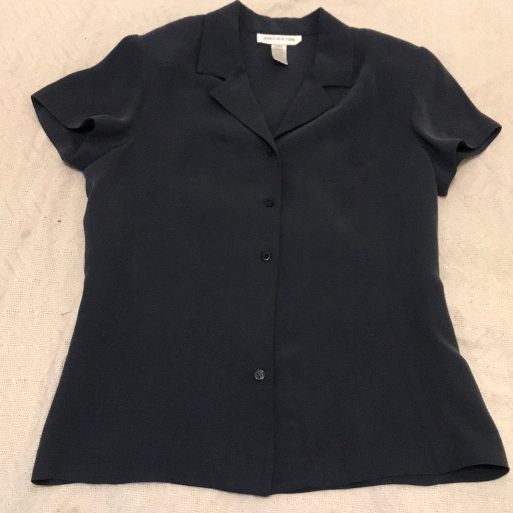Button up, with shoulder pads